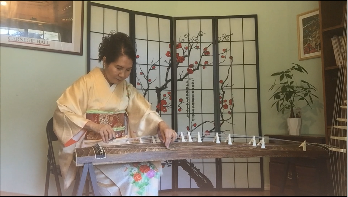 Masumi Playing Koto