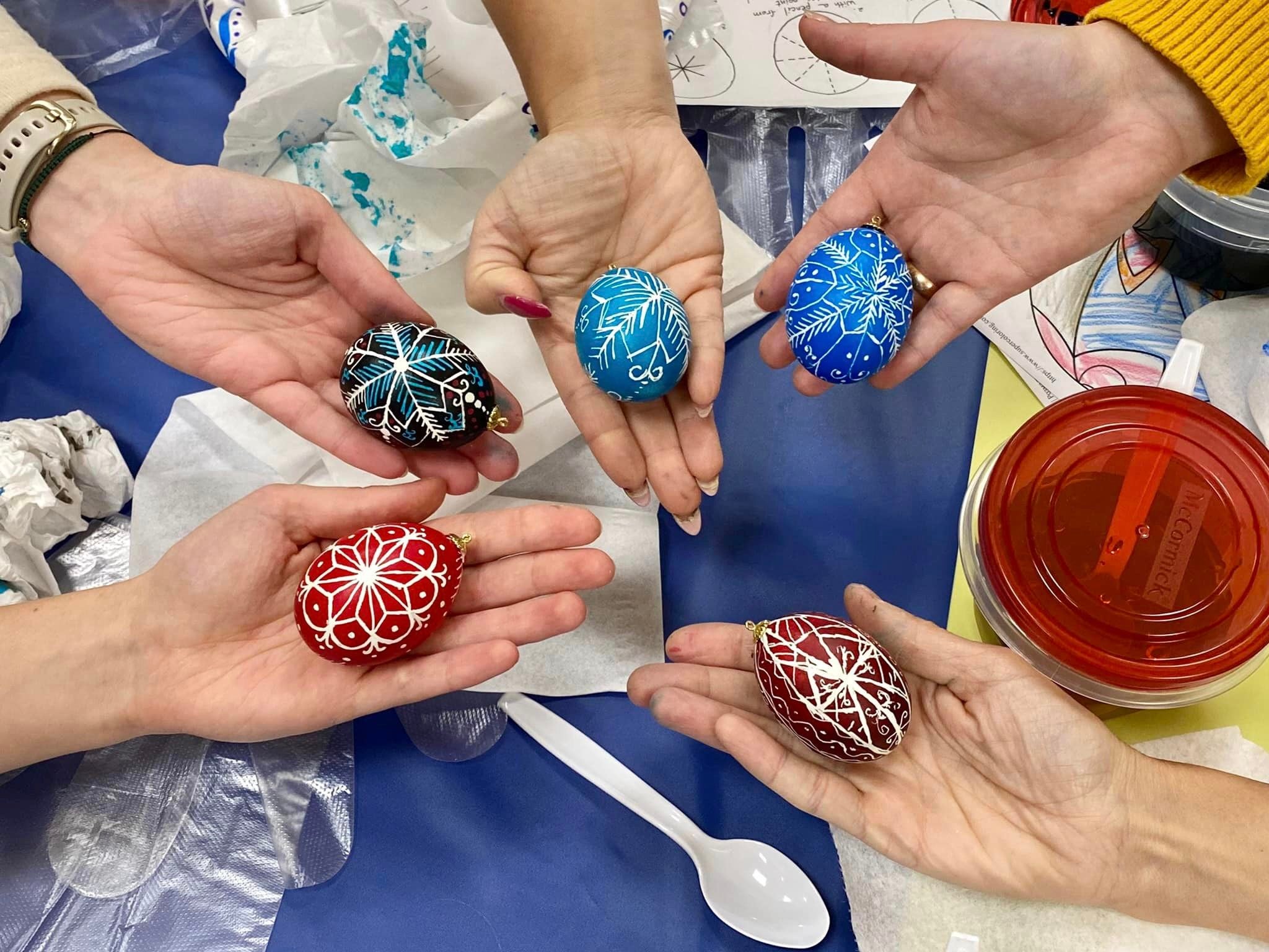 Finished Pysanky