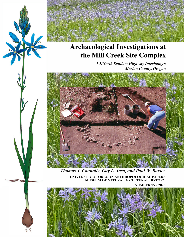 A cover of an academic text reading "Archaeological Investigations at the Mill Creek Site Complex"