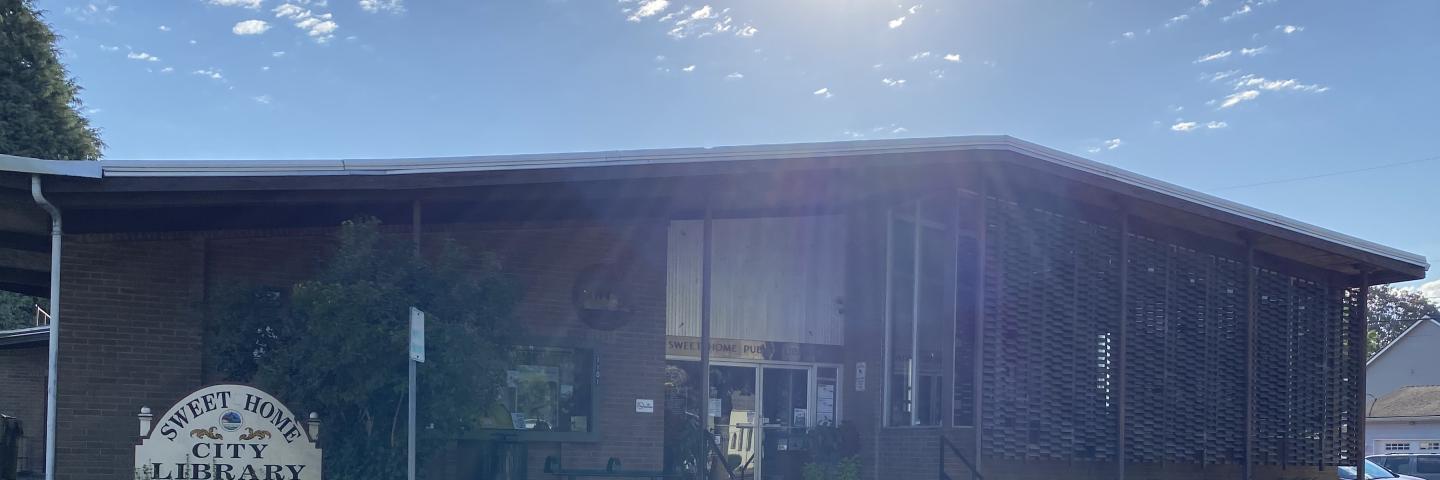 exterior of library