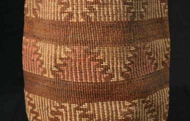 Cylindrical Bag, with dyed overlay