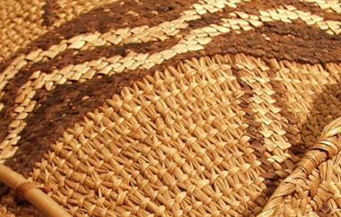 Conical Burden Basket Detail