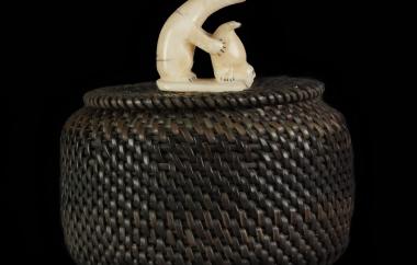 Coiled Baleen Basket