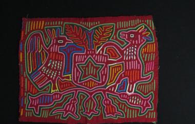 Mola with a bird and a deer