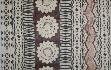 Tapa cloth detail, Fiji