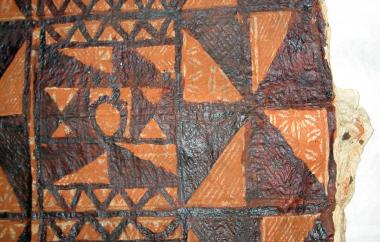 Tapa cloth detail