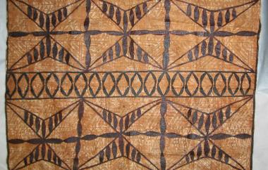 Tapa cloth from American Samoa