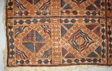 Tapa cloth detail, American Samoa