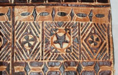 Tapa cloth detail