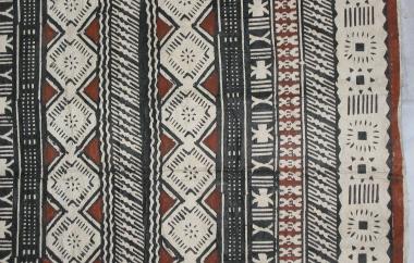 Tapa cloth detail, Fiji