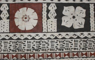 Tapa cloth detail, Fiji