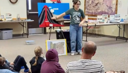 Oregon Rocks presented in library