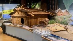 Small Wooden Hut on Display at MNCH